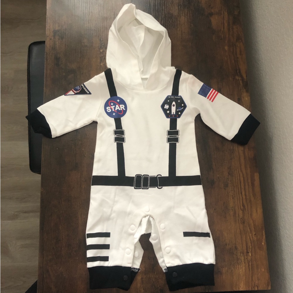 0-3 Mo. Baby Astronaut onesie